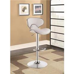 Picture of Coaster Furniture 120389 Adjustable Bar Stool, White - Pack of 2