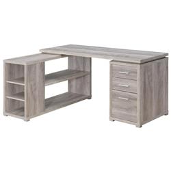 Picture of Coaster 801516 29.5 x 60 x 47.25 in. Home Office Desk&#44; Grey Driftwood
