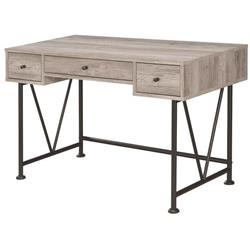 Picture of Coaster 801549 30.5 x 47.25 x 23.5 in. Home Office Writing Desk&#44; Grey Driftwood