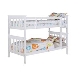 Picture of Coaster Furniture 460244NB3 Slats Bunk Bed&#44; White - Twin Size - Box of 3 - 14 Piece