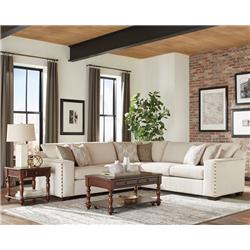 Picture of Coaster Furniture 508610 Coaster Aria Fabric Sectional&#44; Oatmeal