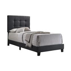 Coaster Furniture 305746T Mapes Tufted Upholstered Twin Size Bed, Charcoal -  Cioaster Co of America