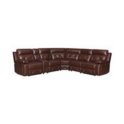 Picture of Coaster Furniture 603440PP Chester Power 2 Sectional&#44; Chocolate - 6 Piece