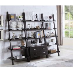 Picture of Coaster Furniture 800319-S3 83.00 x 16.50 x 72.00 in. Ladder Bookcase Set&#44; Cappuccino - 3 Piece