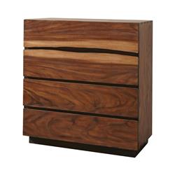 Coaster Furniture 223255 Winslow 4-Drawer Chest, Smokey Walnut & Coffee Bean -  Cioaster Co of America