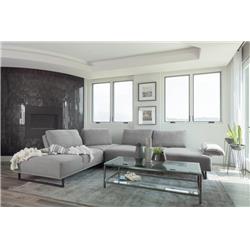 Picture of Coaster Furniture 508888 34.5 x 139 x 93 in. Adjustable Back Sectional&#44; Taupe