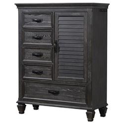 Coaster Furniture Franco 5-Drawer Weathered Sage Gentleman