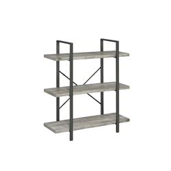 Picture of Coaster Furniture 805815 40 x 35.5 x 12.5 in. 3-Shelf Bookcase&#44; Grey Driftwood