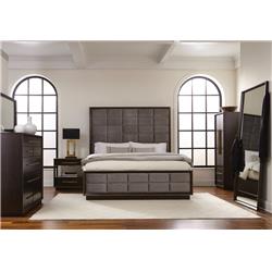 Coaster Furniture 223261KE-S5 Chest, Dresser, Mirror & Nightstand Storage Bed Set - King Size - 5 Piece -  Cioaster Co of America