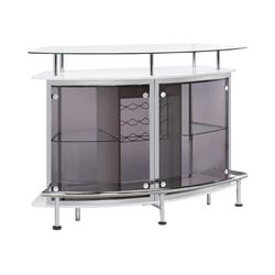 Picture of Coaster Furniture 182235 59 x 23.5 x 42.5 in. High Gloss Bar Unit&#44; White