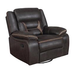 Picture of Coaster Furniture 651356 40 x 41 x 38 in. Swivel Glider Recliner, Brown