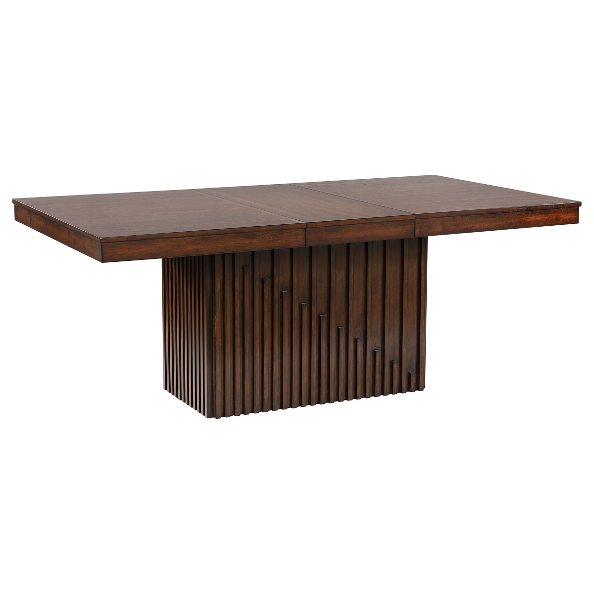 Picture of Coaster Furniture 182991 18 in. Briarwood Rectangular Dining Table with Removable Extension Leaf - Mango Oak