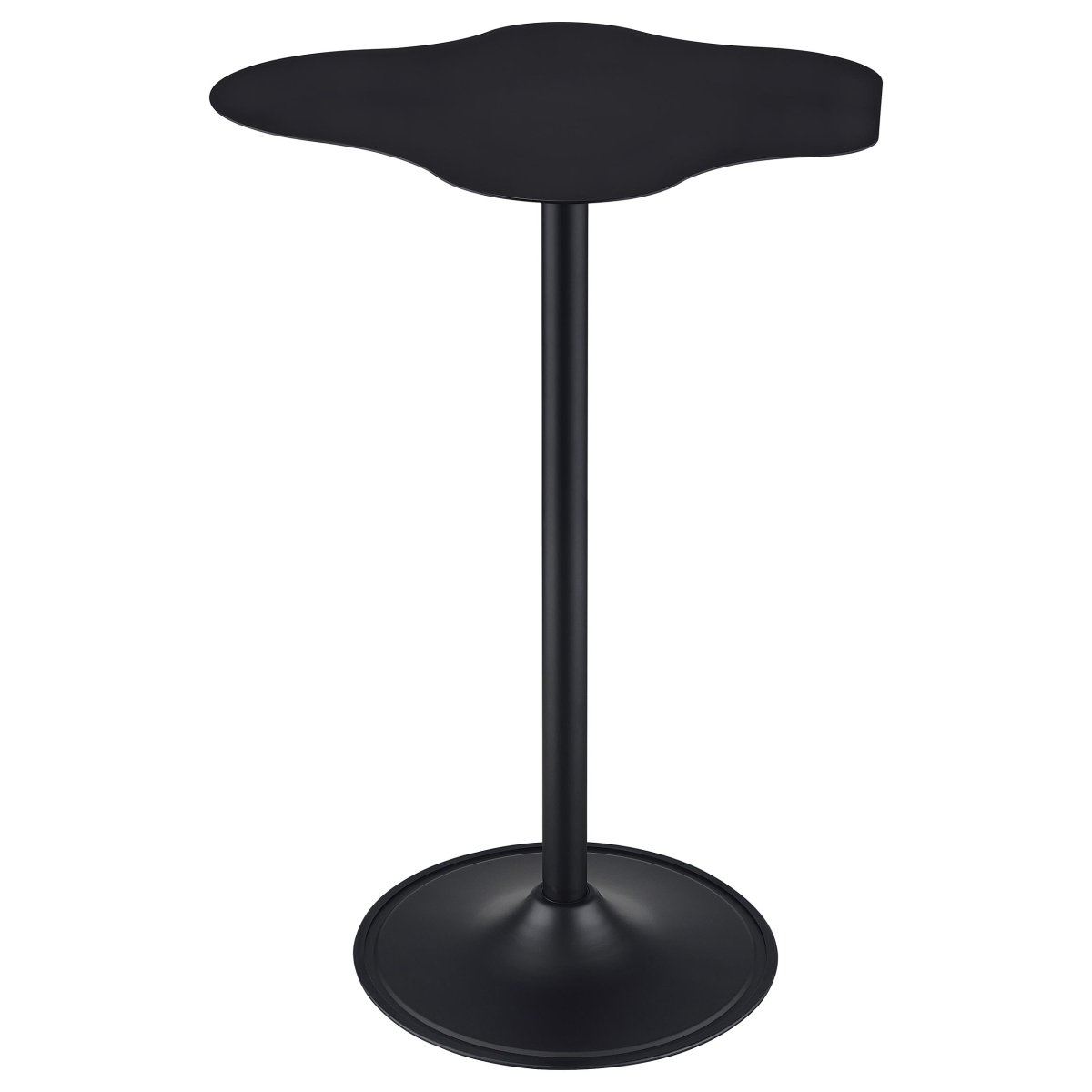 Picture of Coaster Furniture 182230 Keanu Pedestal Cloud-Shaped Top Bar Table - Black