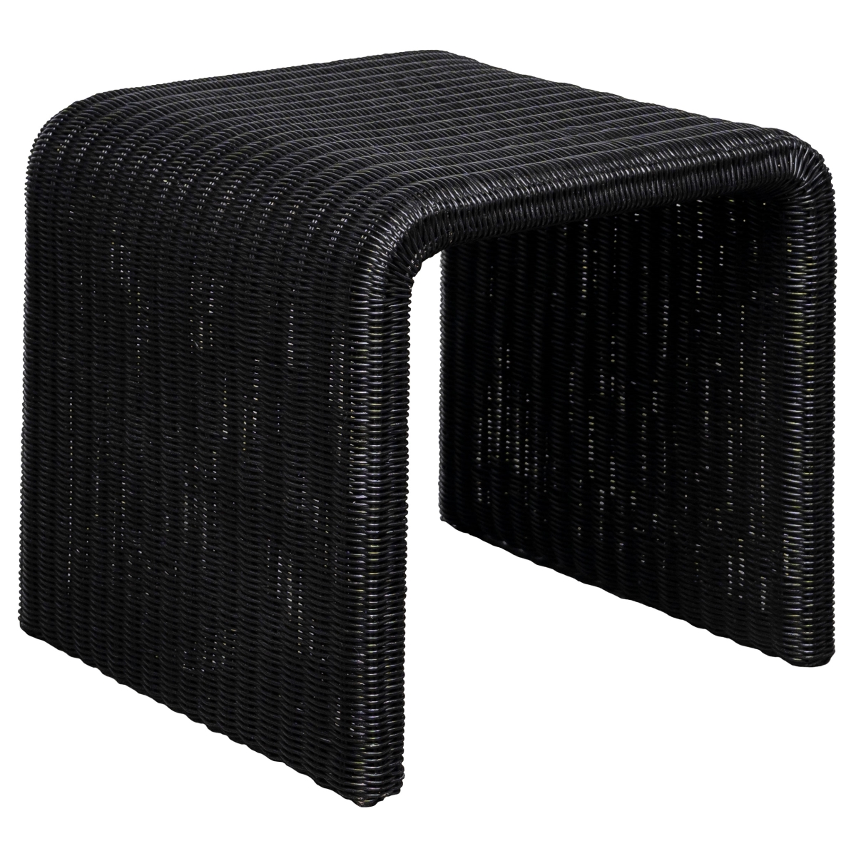 Picture of Coaster Furniture 708517 Cahya Woven Rattan Square End Table - Black