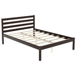 HU10026 Full Size Bed Frame Foundation with Solid Wooden Slat Suppor