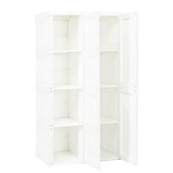 Picture of Total Tactic HU10164 Foldable Armoire Wardrobe Closet with 8 Cubby Storage