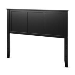Picture of Total Tactic HU10197BK Full Wood Headboard Flat Panel with Pre-Drilled Holes & Height Adjustment&#44; Black