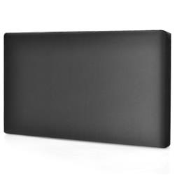 Picture of Total Tactic HU10213DK PU Leather Wall-Mounted Upholstered Headboard, Dark Black