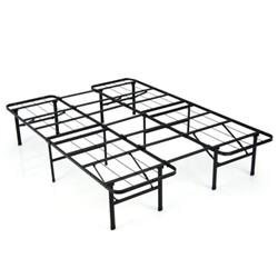 HU10275-S Full Size Folding Steel Platform Bed Frame for Kids & Adults -  Total Tactic