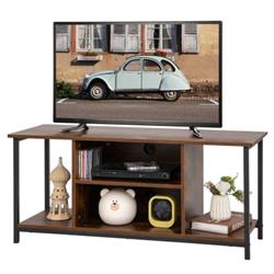 HV10120CF Mid-Century TV Stand Media Console Table with Adjustable Shelf