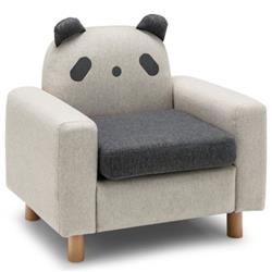HV10161HS Kids Sofa with Armrest & Thick Cushion, Gray