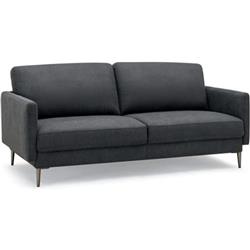 HV10182WL-12GR 76.5 in. Fabric Sofa Couch with Metal Leg, Gray