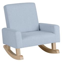 Picture of Total Tactic HV10297BL Kids Rocking Chair with Solid Wood Legs&#44; Blue