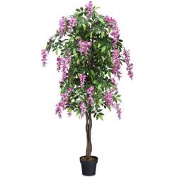 HW59517 6 ft. Artificial Wistera Silk Indoor & Outdoor Tree