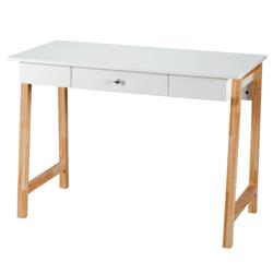 HW61359NA 42 x 20 x 30 in. Computer Desk Laptop PC Writing Table Makeup Vanity Table, Walnut