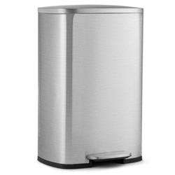 HW61550 13.2 gal Stainless Steel Trash Garbage Can with Bucket