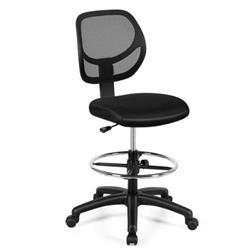 HW62014 Adjustable Height Mid Back Mesh Drafting Office Chair