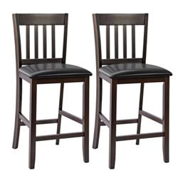 Picture of Total Tactic KC53544 25 in. Bar Stool with Rubber Wood Legs - Set of 2
