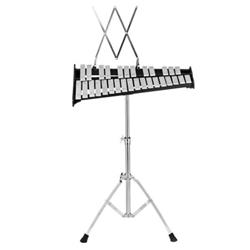 MU10034 30 Notes Percussion with Practice Pad Mallets Sticks Stand