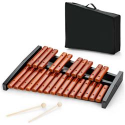 MU10076 25 Note Xylophone Wooden Percussion Educational Instrument with 2 Mallets
