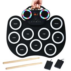 Picture of Total Tactic MU70011 9-Pads MIDI Electronic Roll Up Drum Set