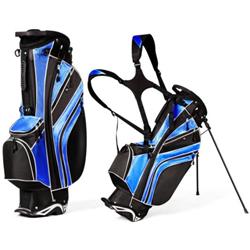 Picture of Total Tactic SP36394NY Golf Stand Cart Bag with 6-Way Divider Carry Pockets&#44; Blue