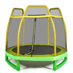 Picture of Total Tactic SP36965YW 7 ft. Kids Trampoline with Safety Enclosure Net, Yellow