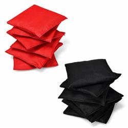Picture of Total Tactic SP36966 Beanbag Black & Red Weather Resistant Bags - 12 Piece