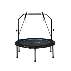 Picture of Total Tactic SP37176BL 40 in. Foldable Fitness Rebounder with Resistance Bands Adjustable Home&#44; Blue