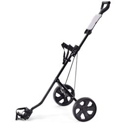 SP37205 Folding 2 Wheel Push Pull Golf Cart Trolley with Scoreboard