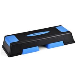 SP37260BL 5 x 7 x 9 in. Aerobic Exercise Stepper Trainer with Adjustable Height, Blue