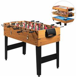 Picture of Total Tactic SP37328 3-In-1 Combo Game Table Soccer Billiard Slide Hockey