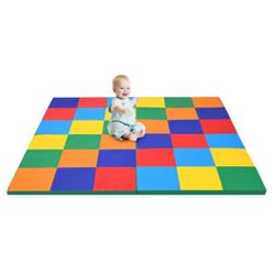 Picture of Total Tactic SP37335CL 58 in. Toddler Foam Play Mat Baby Folding Activity Floor Mat&#44; Clear