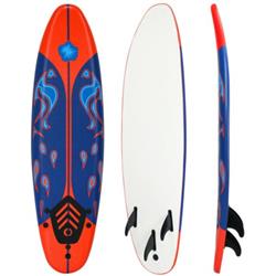 Picture of Total Tactic SP37374RE 6 ft. Surf Foamie Boards Surfing Beach Surfboard&#44; Red