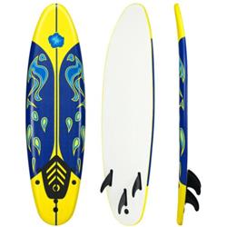 Picture of Total Tactic SP37374YW 6 ft. Surf Foamie Boards Surfing Beach Surfboard&#44; Yellow