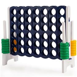 SP37378 4 in. 4-to-Score A Row Giant Game Set for Kids Adults Family Fun