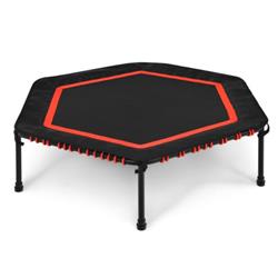 Picture of Total Tactic SP37396RE 50 in. Hexagonal Fitness Trampoline Exercise Rebounder with Pad&#44; Red