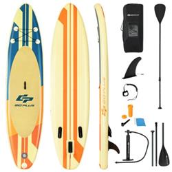 Picture of Total Tactic SP37428-L Inflatable Stand Up Paddle Board Surfboard with Bag Aluminum Paddle & Hand Pump - Large