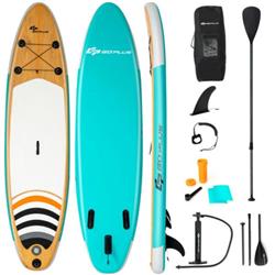 Picture of Total Tactic SP37438-L 11 ft. Inflatable Stand up Paddle Board Surfboard SUP with Bag - Large