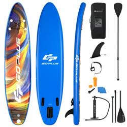 SP37442-L Inflatable Stand Up Paddle Board with Backpack Aluminum Paddle Pump - Large